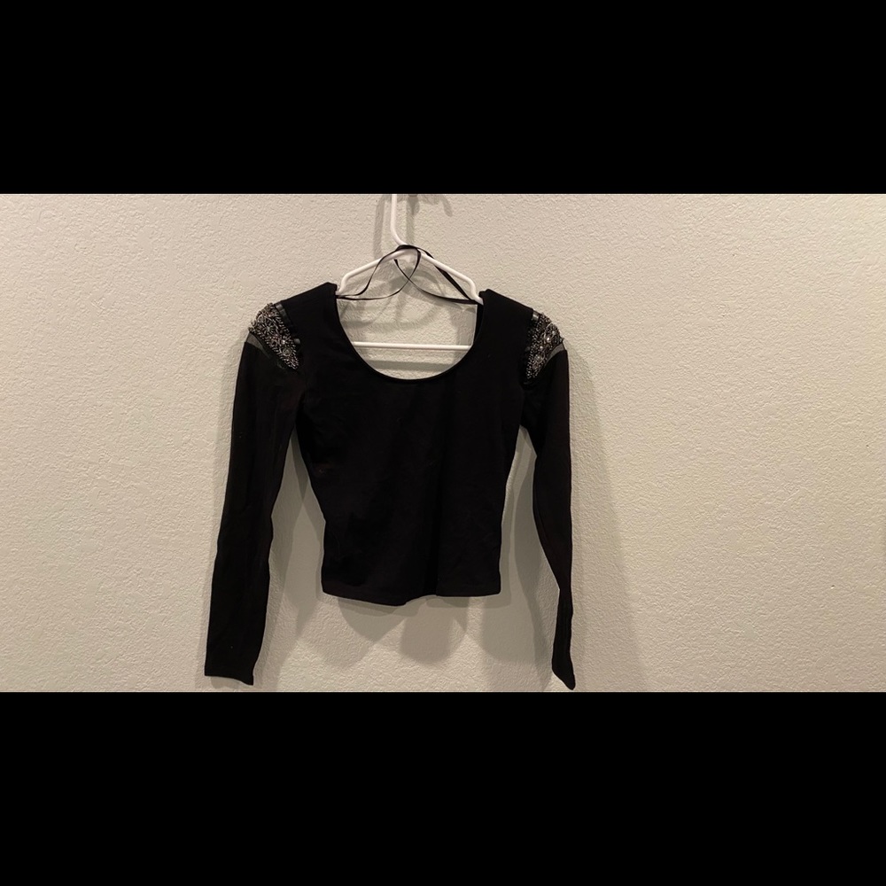 EUC Sparkle and Fade crop top size S